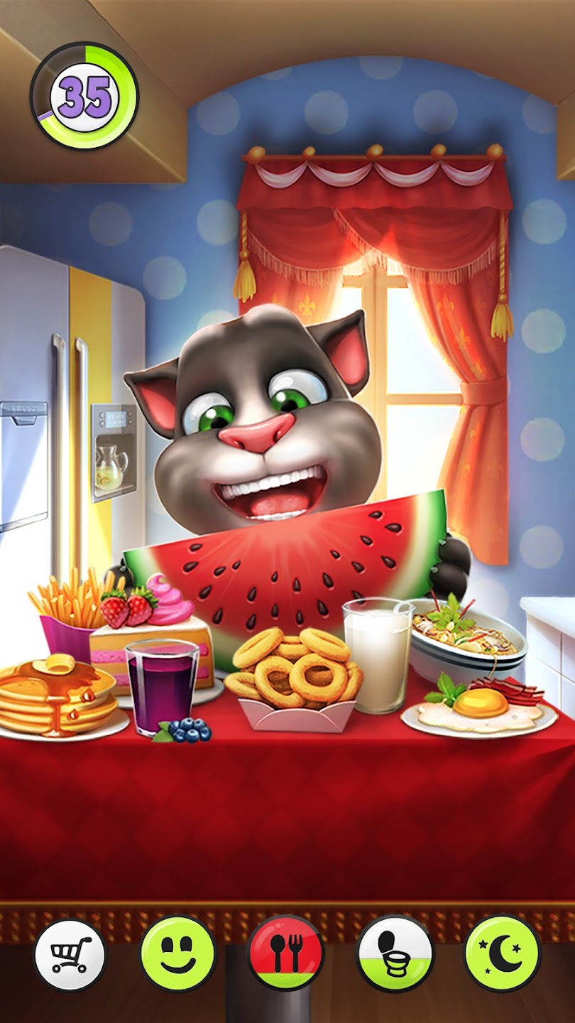 Talking Tom Cat - Interakcje z kotem
